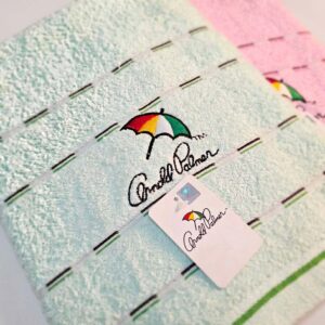 雨傘牌浴巾 黑色線條款