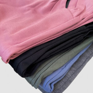 居家舒適 厚款九分棉質休閒褲