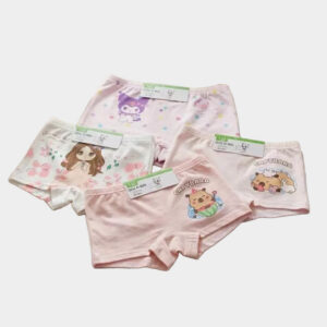 彈力萊卡純棉 舒適 透氣 女童四角內褲 女童純棉內褲
