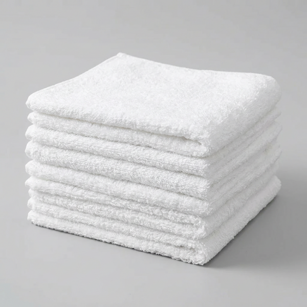 MIT台灣製 16兩《特優級》白色方巾/手帕/口水巾/美容熱敷巾