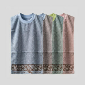 MIT台灣製 28兩厚實 純棉透氣成人圍兜/口水巾 素色印花款