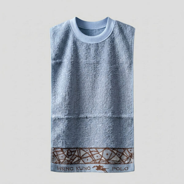 MIT台灣製 28兩厚實 純棉透氣成人圍兜/口水巾 素色印花款