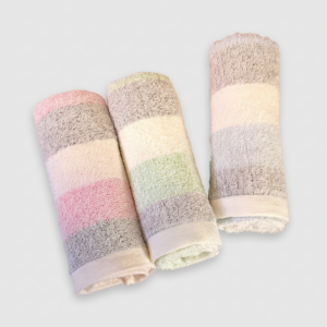 MIT台灣製 精緻粗橫條紋28兩厚實抗菌竹炭毛巾