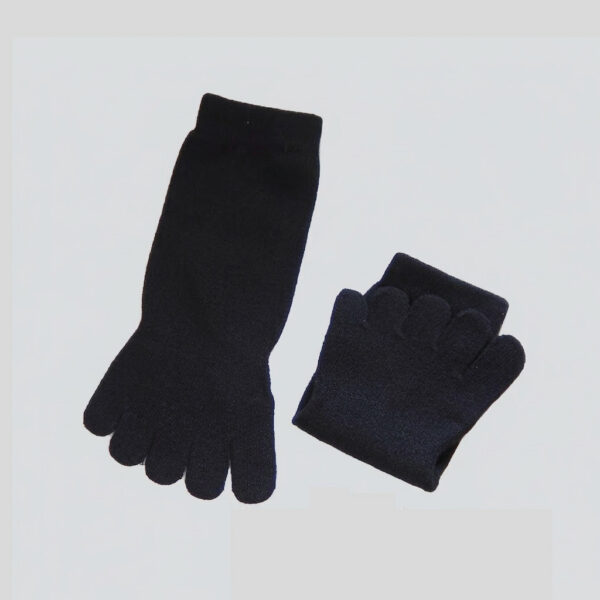 MIT台灣製 抗菌除臭平面式純棉五趾襪