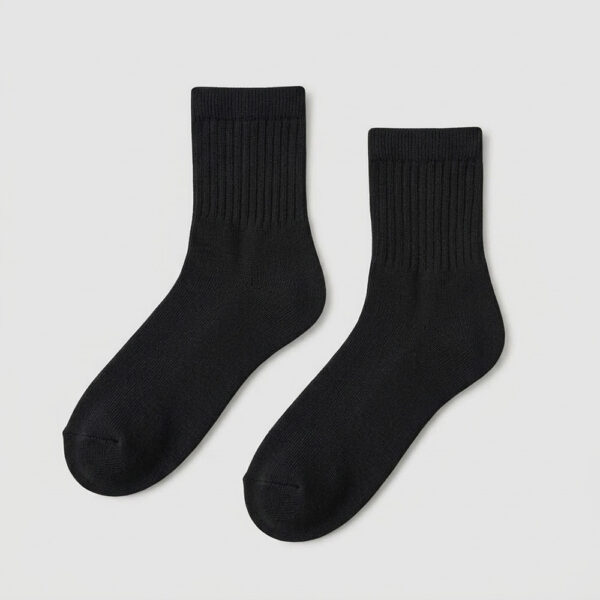 MIT台灣製 精梳棉1/2男女適穿棉襪 22-26cm、26-30cm