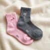 小童襪 | MIT台灣製造 女童精梳棉小狗刺繡中筒襪 3-6歲
