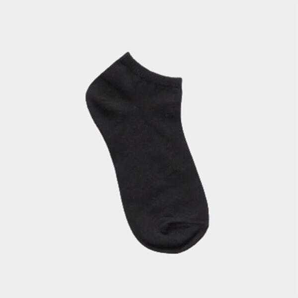 MIT台灣製 素色百搭精梳棉細針船型短襪