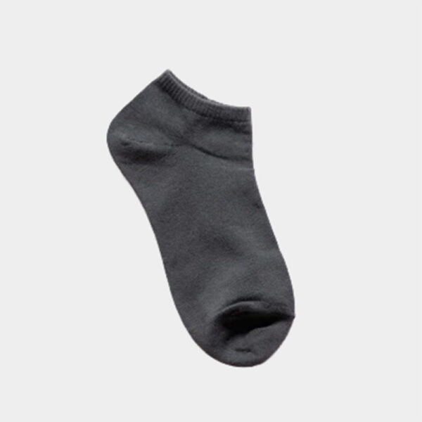 MIT台灣製 素色百搭精梳棉細針船型短襪