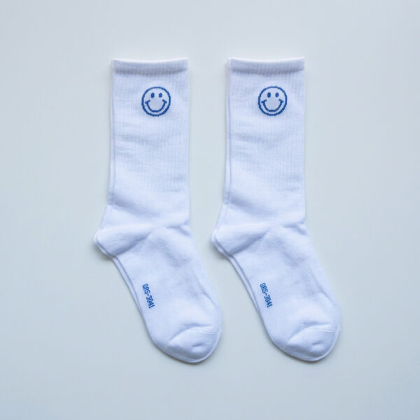 MIT台灣製 精梳棉2/2純棉女襪 滿滿微笑款 襪子