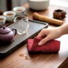 茶巾 | 台灣製造 100%純棉 經典茶席專用方巾 泡茶抹布（34×34cm）