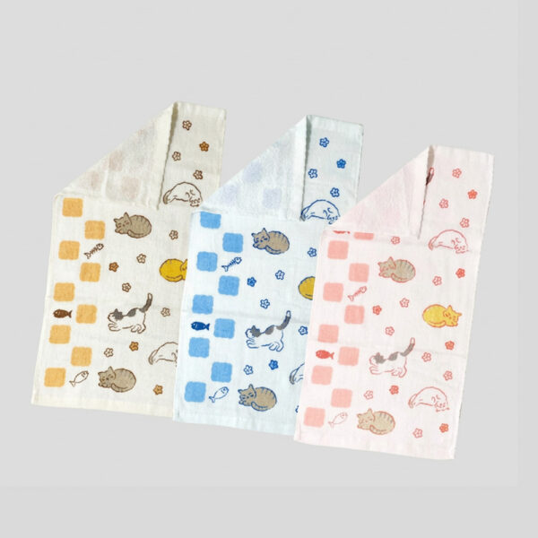 MIT台灣製 可愛半棉半紗兒童毛巾  純棉柔軟 舒適吸水