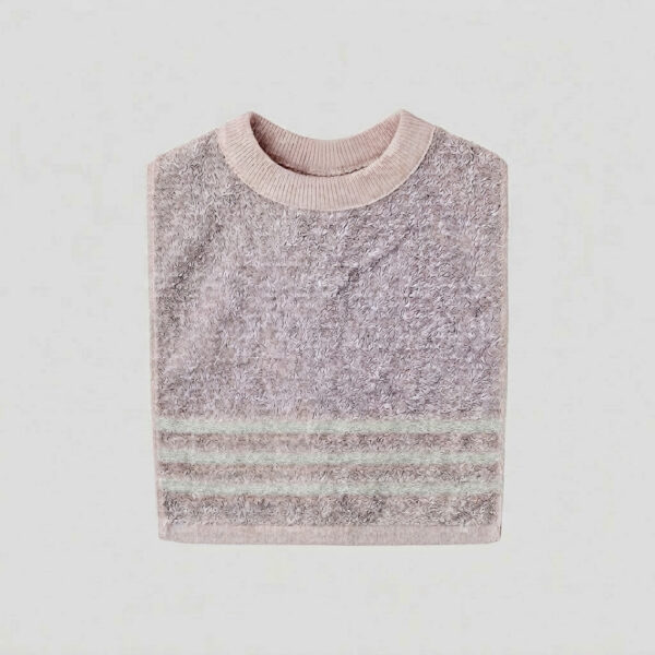 MIT台灣製 親膚棉柔 純棉吸水兒童圍兜 素色條紋款