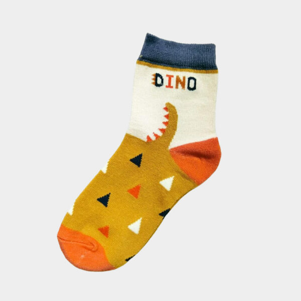 MIT台灣製 純棉舒適造型大童襪 DINO恐龍寶貝款 14-17cm 18-22cm