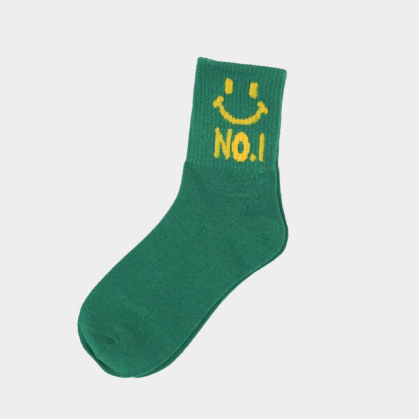 MIT台灣製 純棉舒適造型童襪 微笑No.1