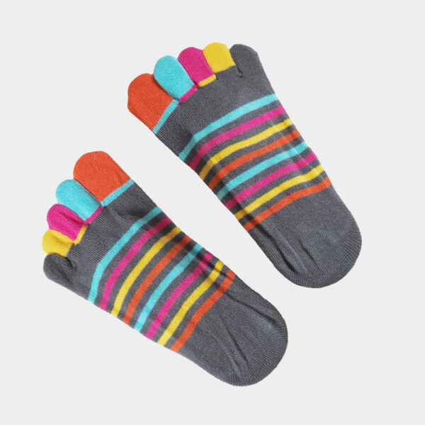 MIT台灣製 純棉挖空隱形五趾襪 抗菌防臭