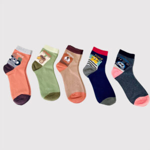 MIT台灣製造 可愛動物純棉襪 22-26cm