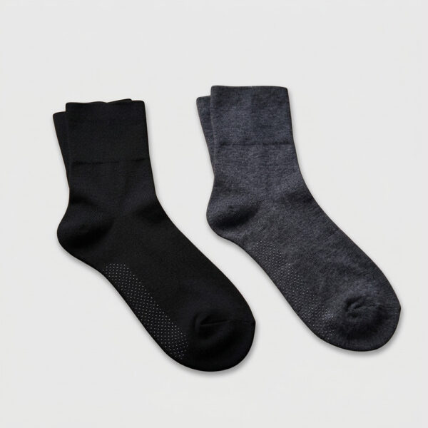 MIT台灣製 純棉加大尺碼止滑寬口襪 素面款  24-28cm 26-30cm