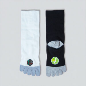 MIT台灣製 一體成型竹炭寬口五趾襪 抗菌防臭