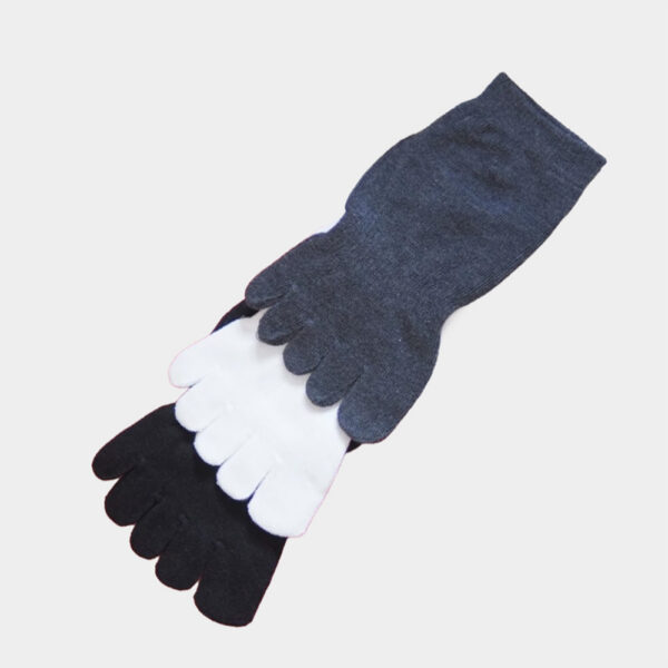 純棉船型立體五趾襪 抗菌消臭