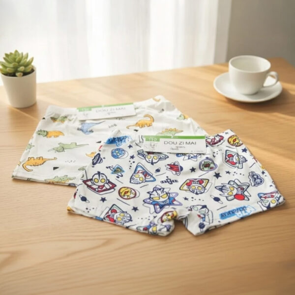 彈力萊卡棉兒童四角內褲 男童四角褲 寶寶純棉內褲