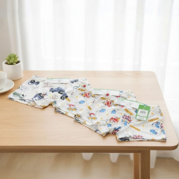 彈力萊卡棉兒童四角內褲 男童四角褲 寶寶純棉內褲