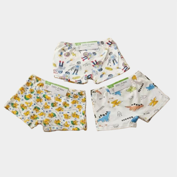 彈力萊卡棉兒童四角內褲 男童四角褲 寶寶純棉內褲