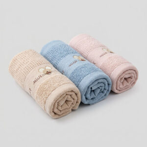 純棉網紗 親膚大人巾擦澡巾洗臉巾毛巾 大耳鼠款