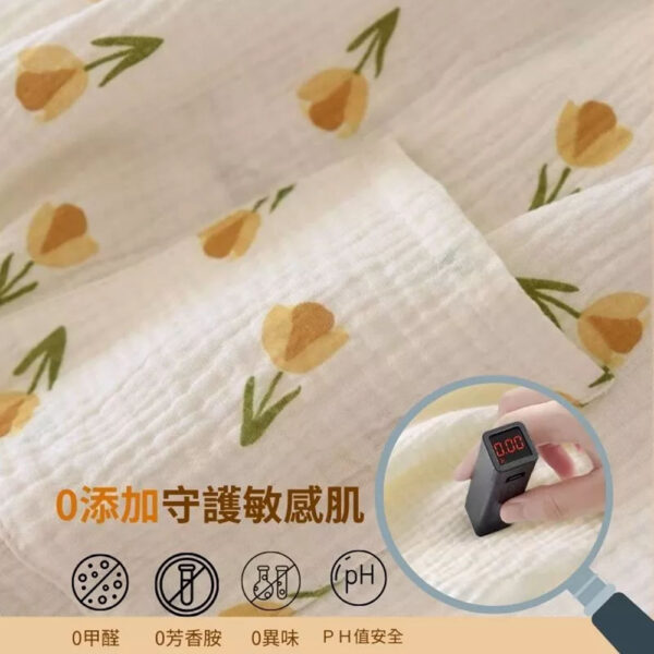 浴袍 | 甜美日式風 純棉雙層紗 舒適透氣