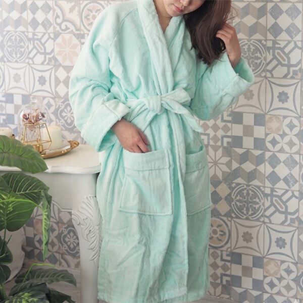 厚浴袍｜MIT台灣製 100%純棉超強吸水 飯店級質感