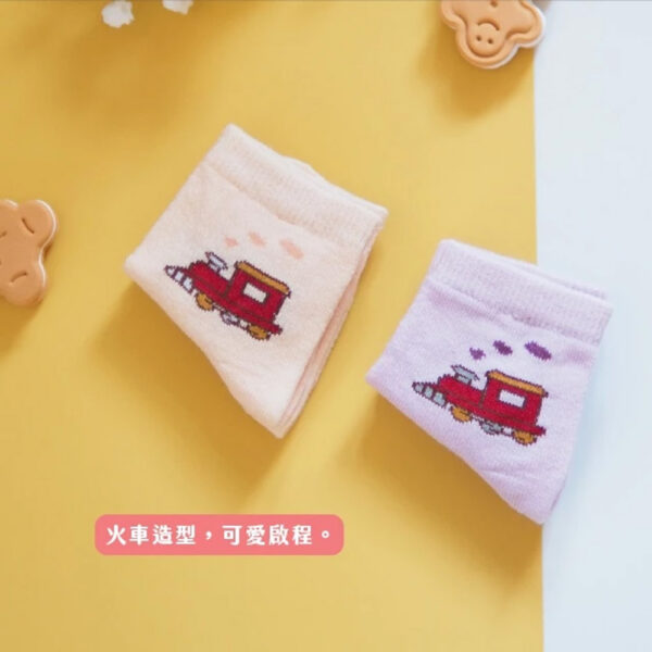 嬰兒襪 | MIT台灣製 純棉舒適寶寶襪 可愛小火車