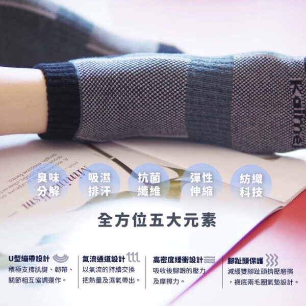 除臭運動襪 | MIT台灣製 高品質全方位 凱美獨家 高效能除臭短襪