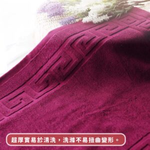 吸水地墊 | MIT台灣製 五星級飯店指定款 純棉立體緹花浴墊