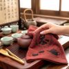 茶巾 | MIT台灣製 100%純棉經典印花茶巾 茶席方巾 養壺抹布