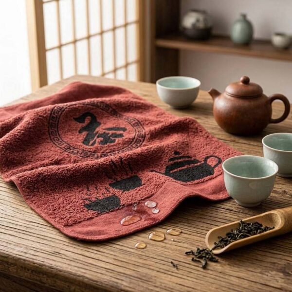 茶巾 | MIT台灣製 100%純棉經典印花茶巾 茶席方巾 養壺抹布