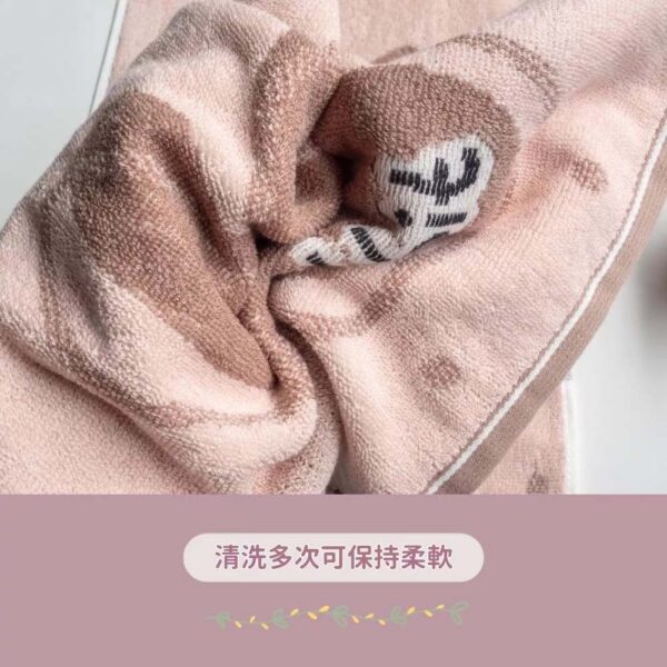 kids-twistless-towel-rabbit-03 兒童毛巾 | 純棉無捻紗 吸水童巾擦澡巾洗臉巾 英字兔兔款 毛巾